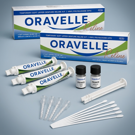 Kit de revestimiento de confort para prótesis dentales