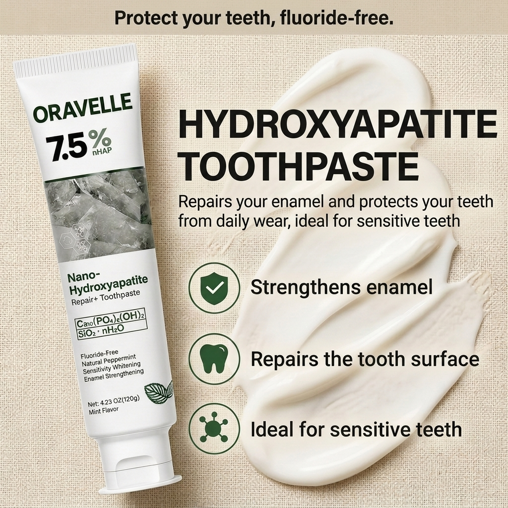 Pasta de dientes remineralizante de hidroxiapatita