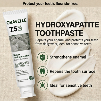 Pasta de dientes remineralizante de hidroxiapatita