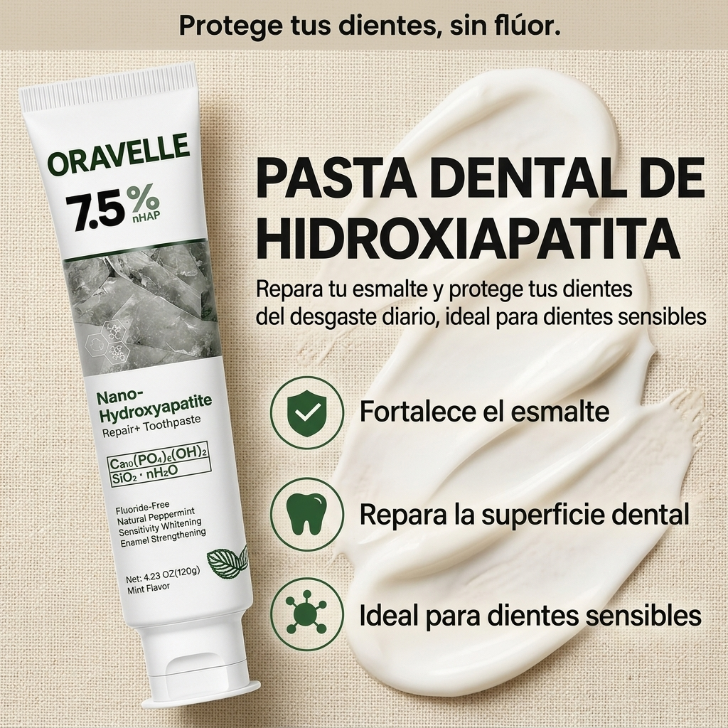 Fluoride-Free Hydroxyapatite Toothpaste