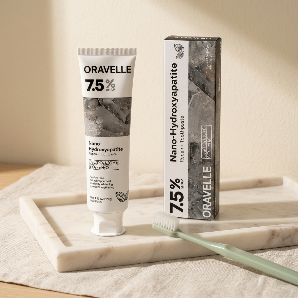 Fluoride-Free Hydroxyapatite Toothpaste