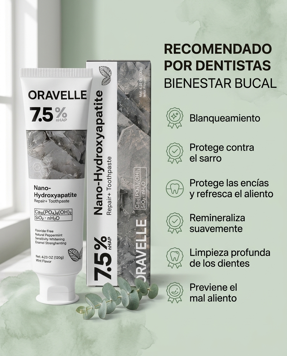 Fluoride-Free Hydroxyapatite Toothpaste